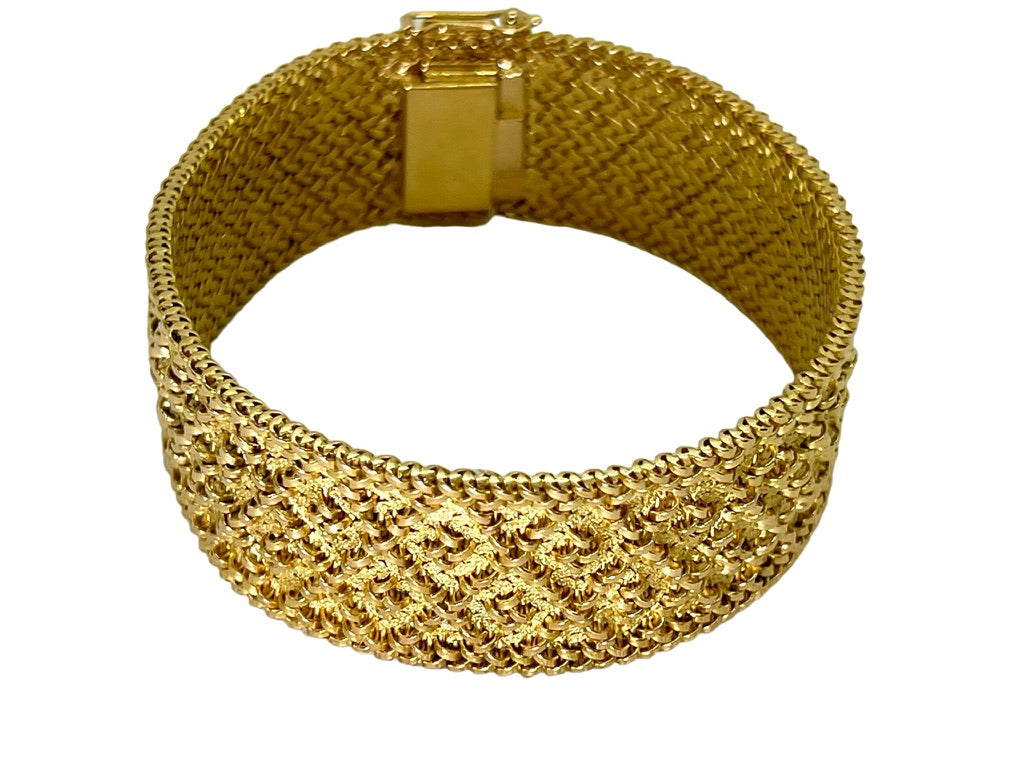Polish mesh bracelet, master's hallmark