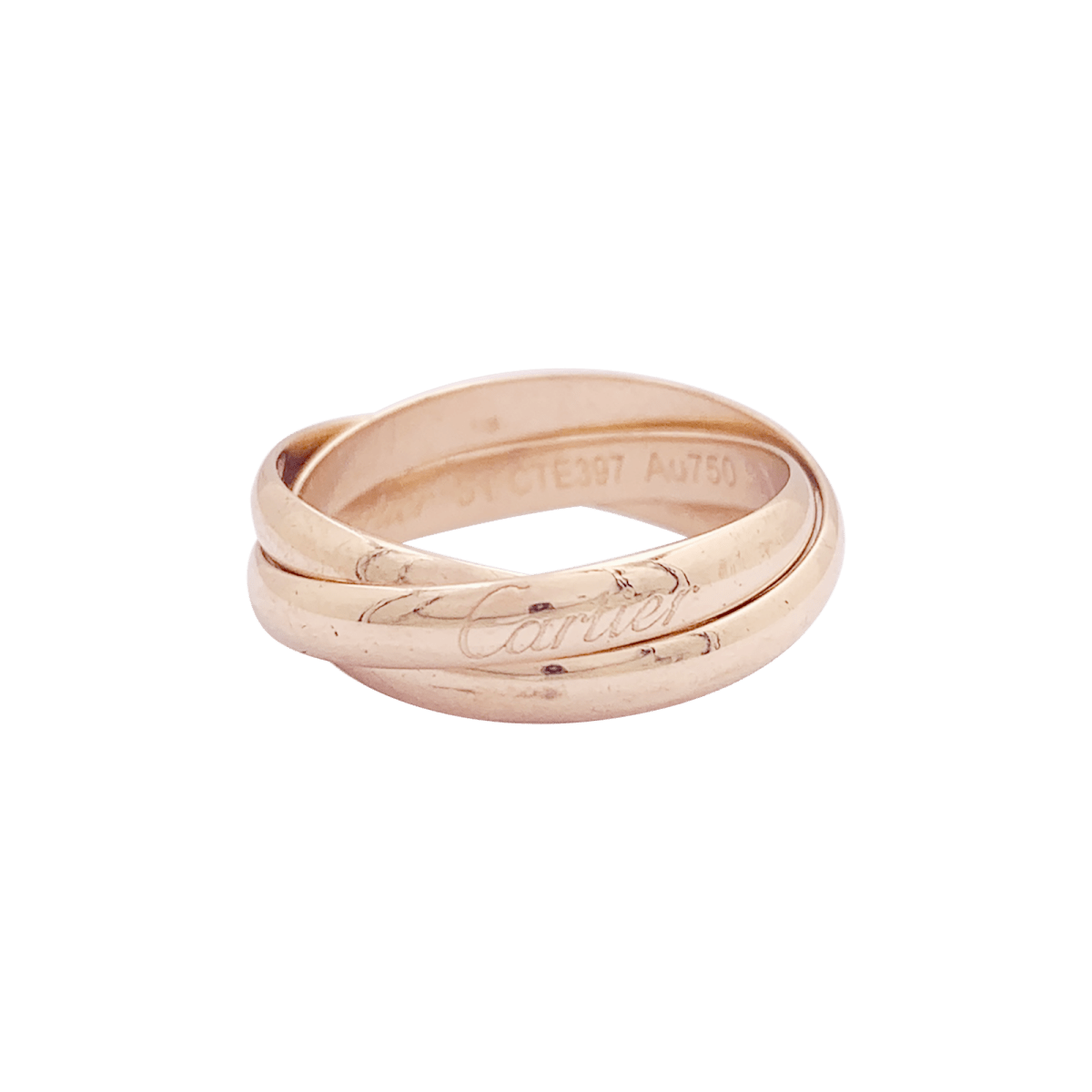 Bague Cartier, "Trinity", or rose. - Maison Eloe