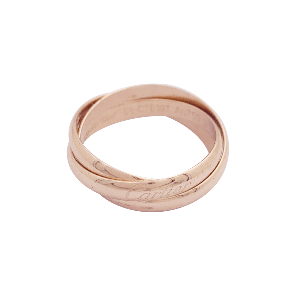 Bague Cartier, "Trinity", or rose. - Maison Eloe