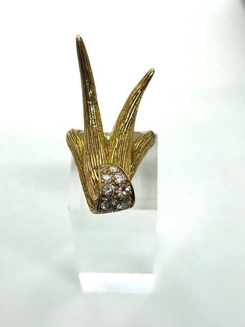 Mauboussin Vintage gold and diamond ring