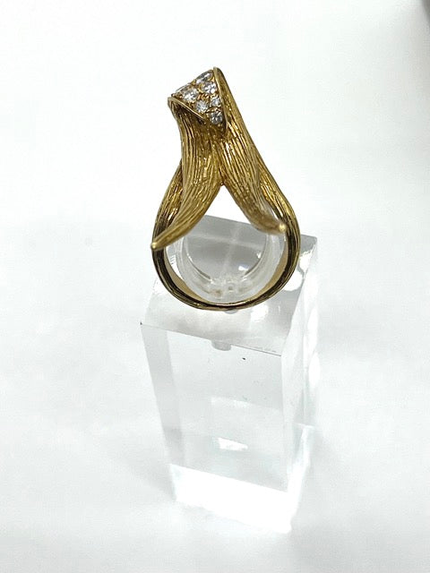 Mauboussin Vintage gold and diamond ring