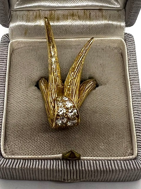 Mauboussin Vintage gold and diamond ring