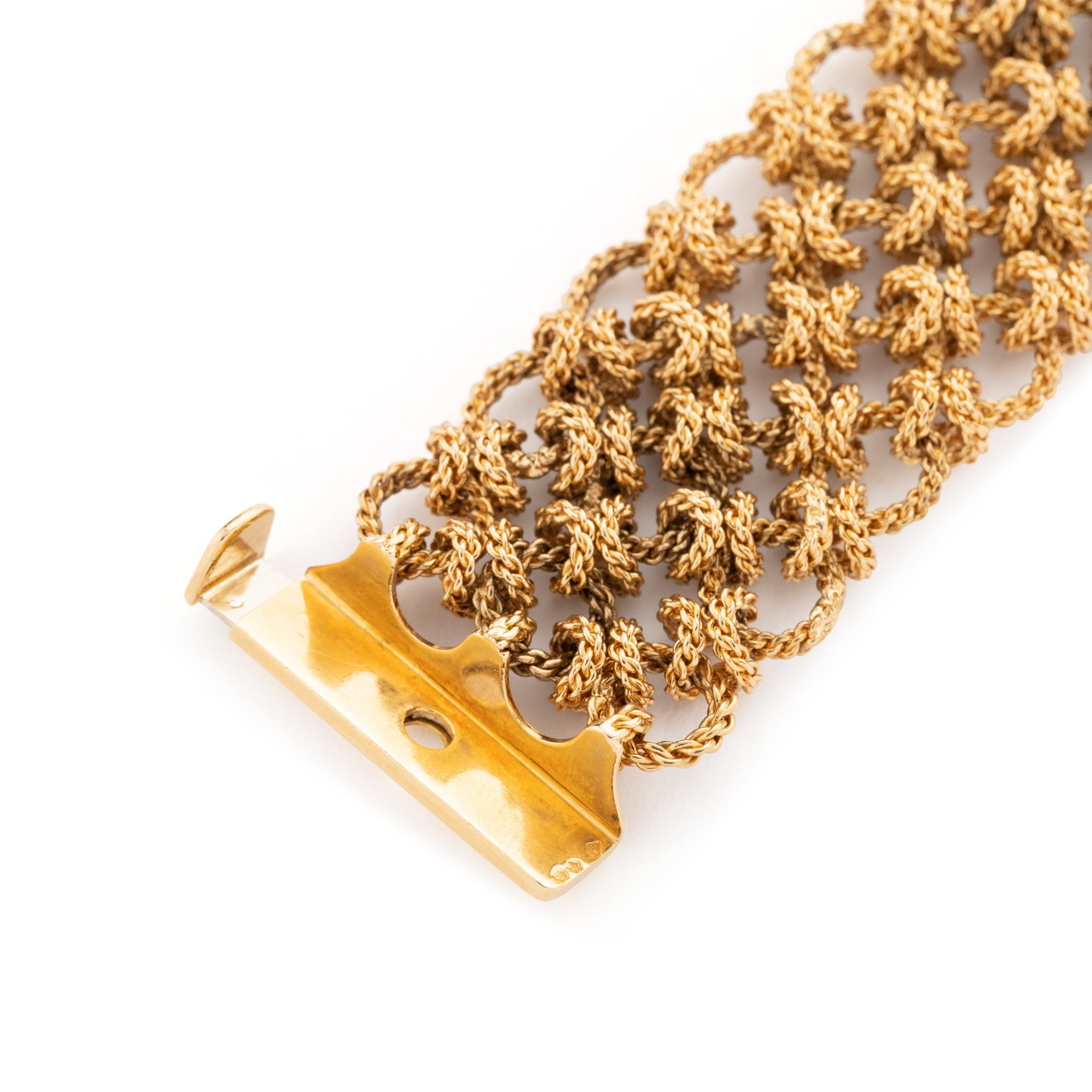 Gay Freres "Fishnet" mesh bracelet
