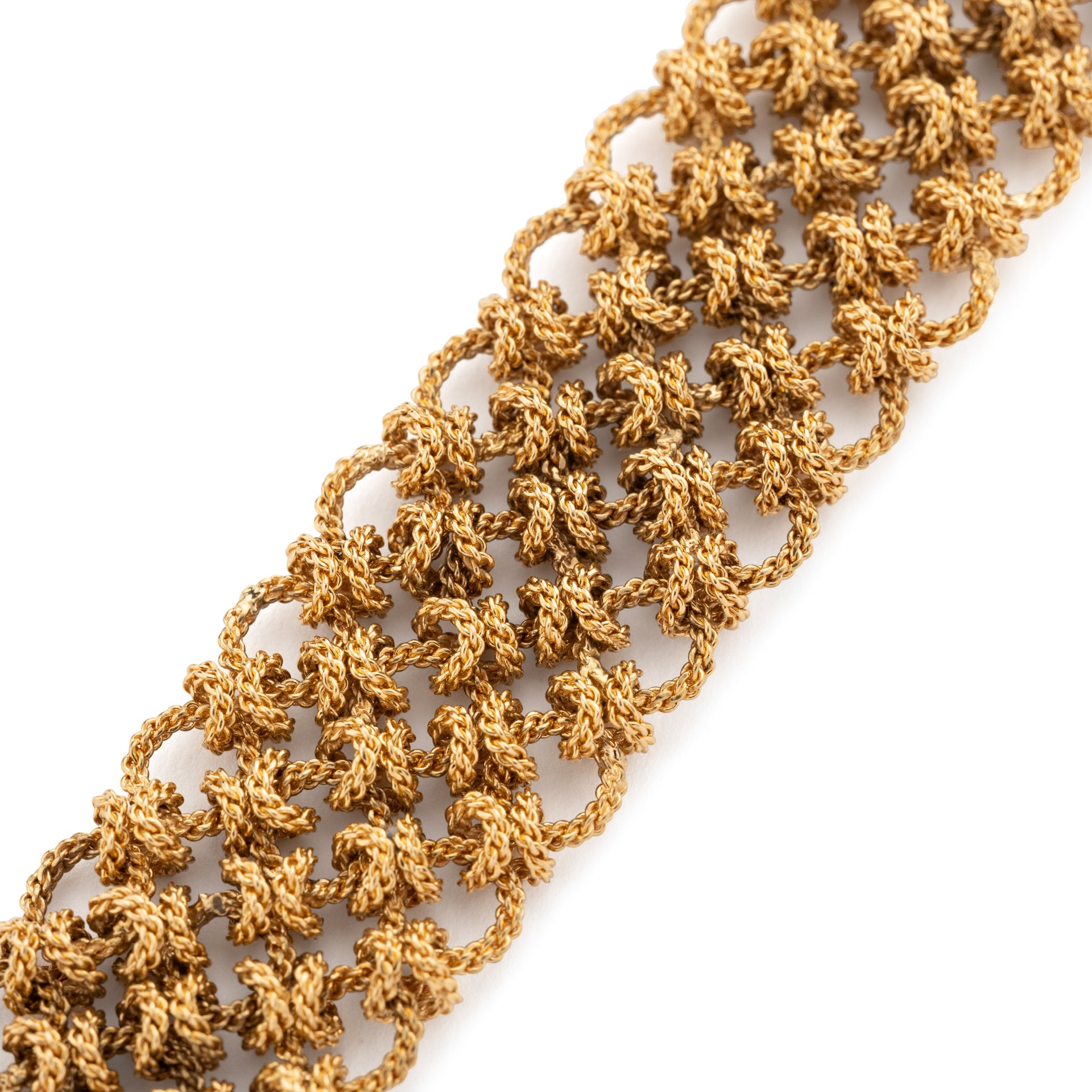 Gay Freres "Fishnet" mesh bracelet
