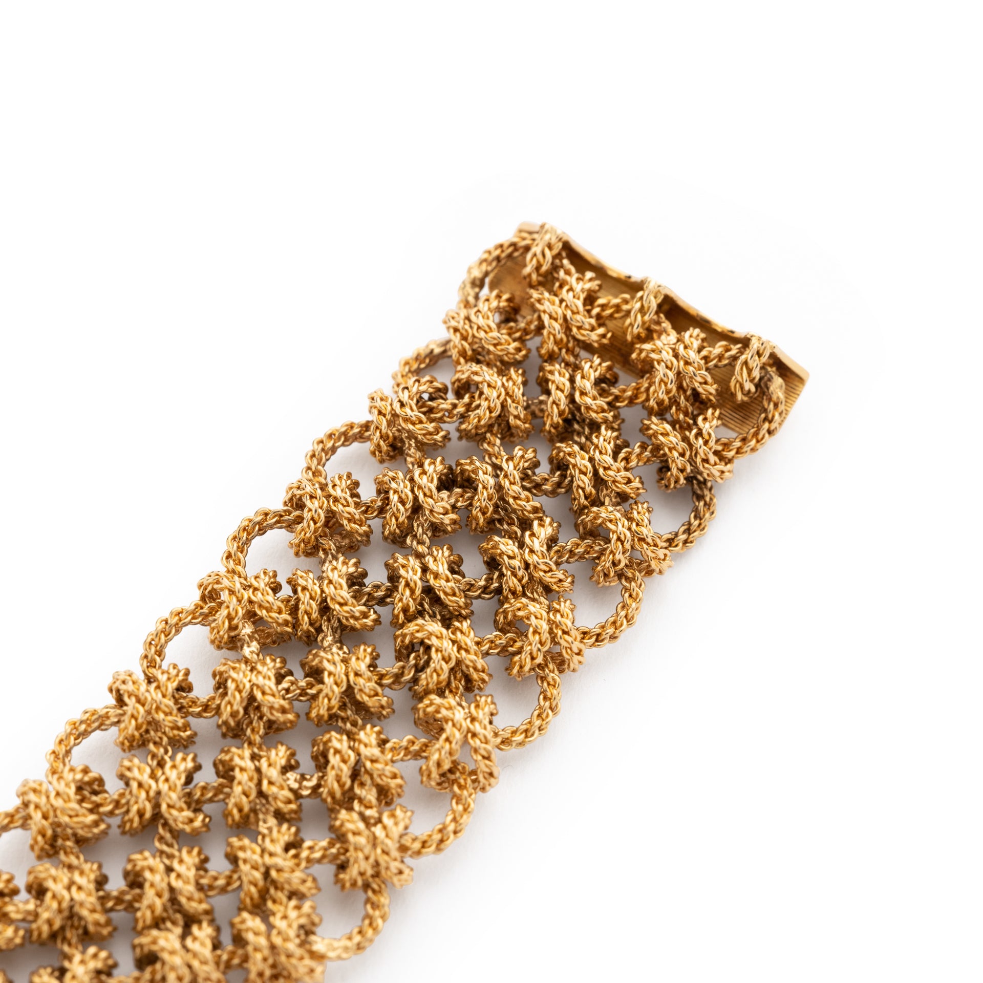 Gay Freres "Fishnet" mesh bracelet