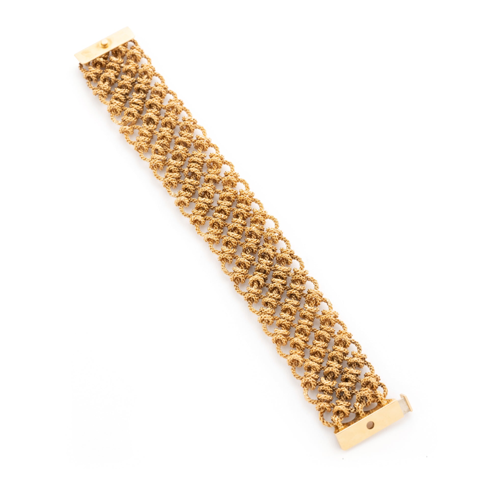 Gay Freres "Fishnet" mesh bracelet