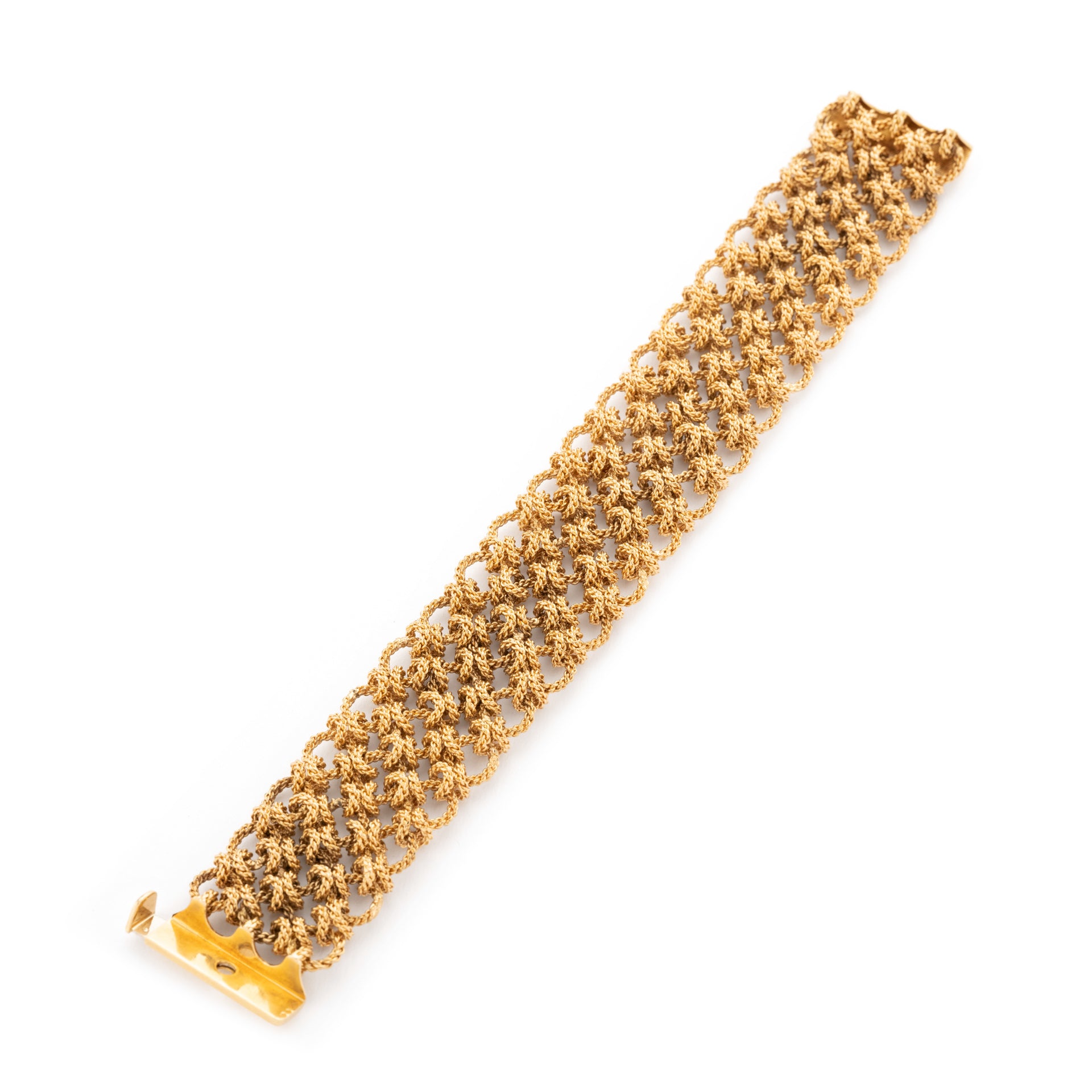 Gay Freres "Fishnet" mesh bracelet