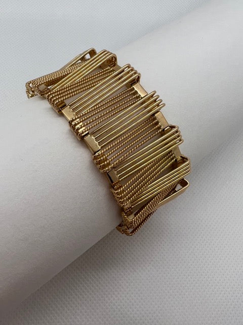 18k rose gold bracelet, French Master Hallmark