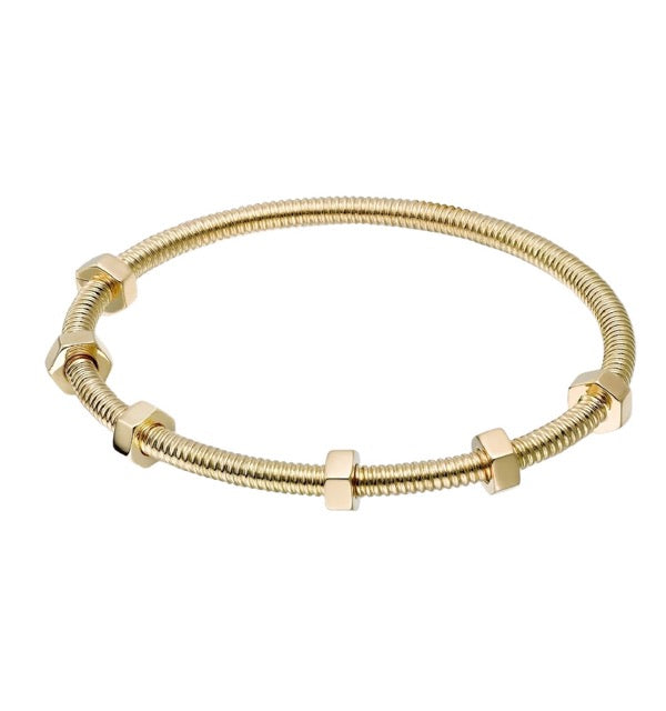 Cartier, Yellow Gold Nut Bracelet