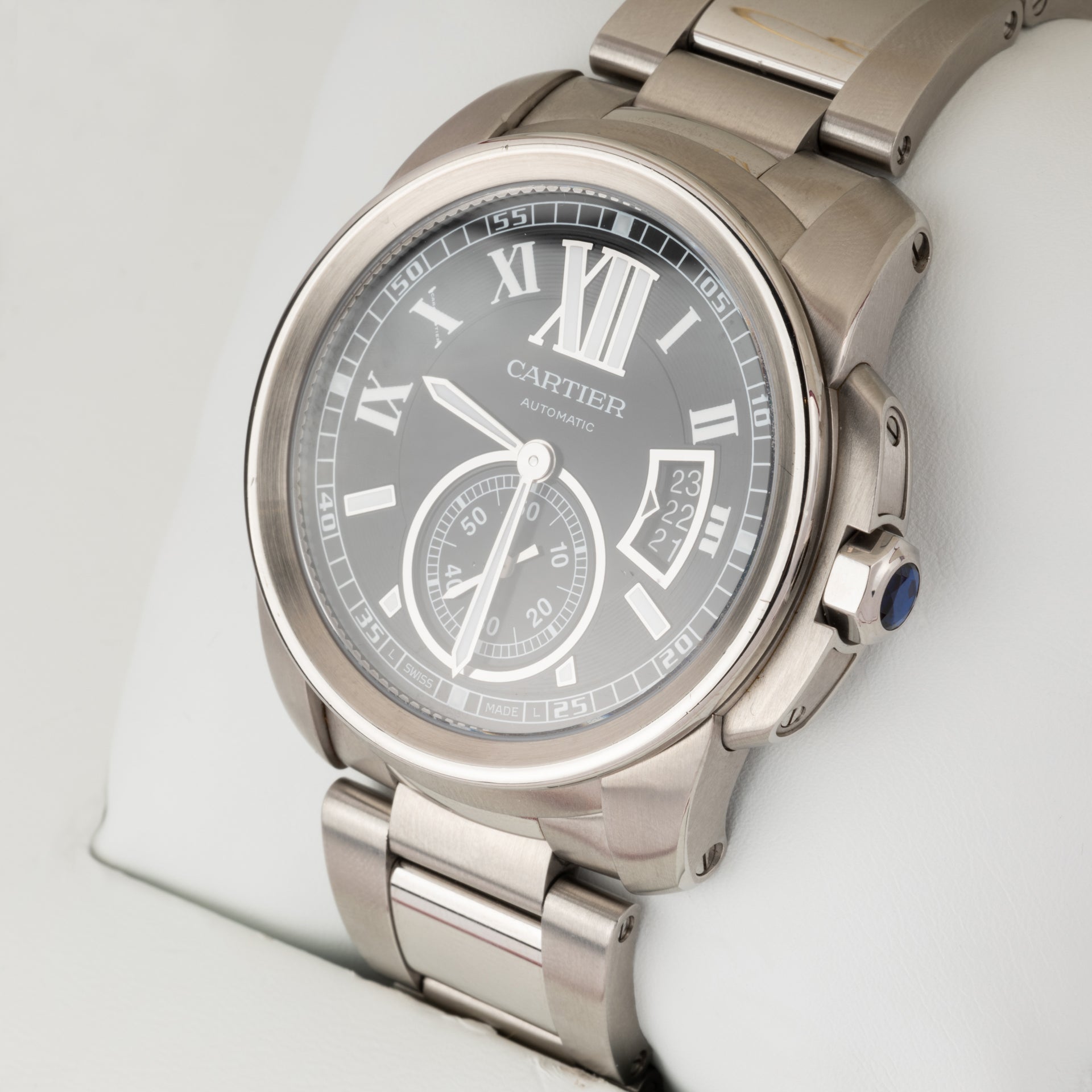 Cartier Calibre steel on steel full set watch