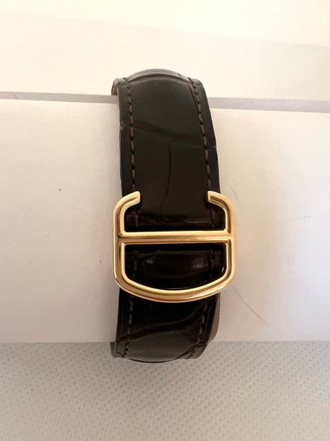 Cartier, Pasha Seatimer Watch Rose Gold on Leather