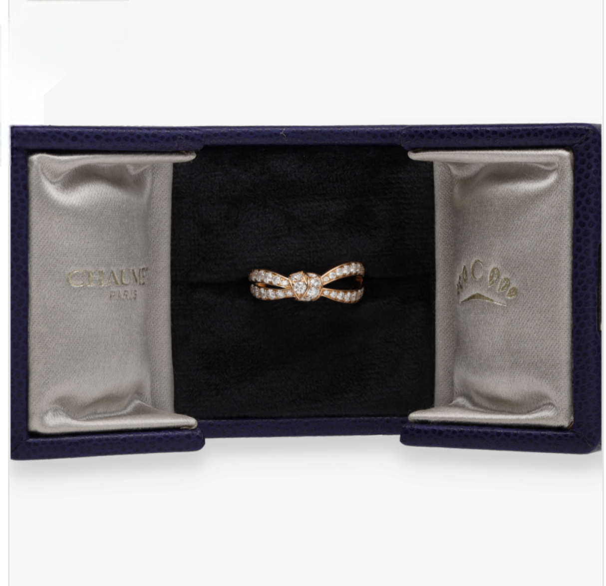 Chaumet ring collection "Liens Seduction" pink gold and diamonds