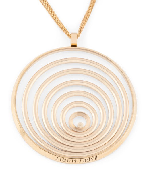 Chopard, "Happy Spirit" necklace and pendant in enamel, mother-of-pearl and diamond