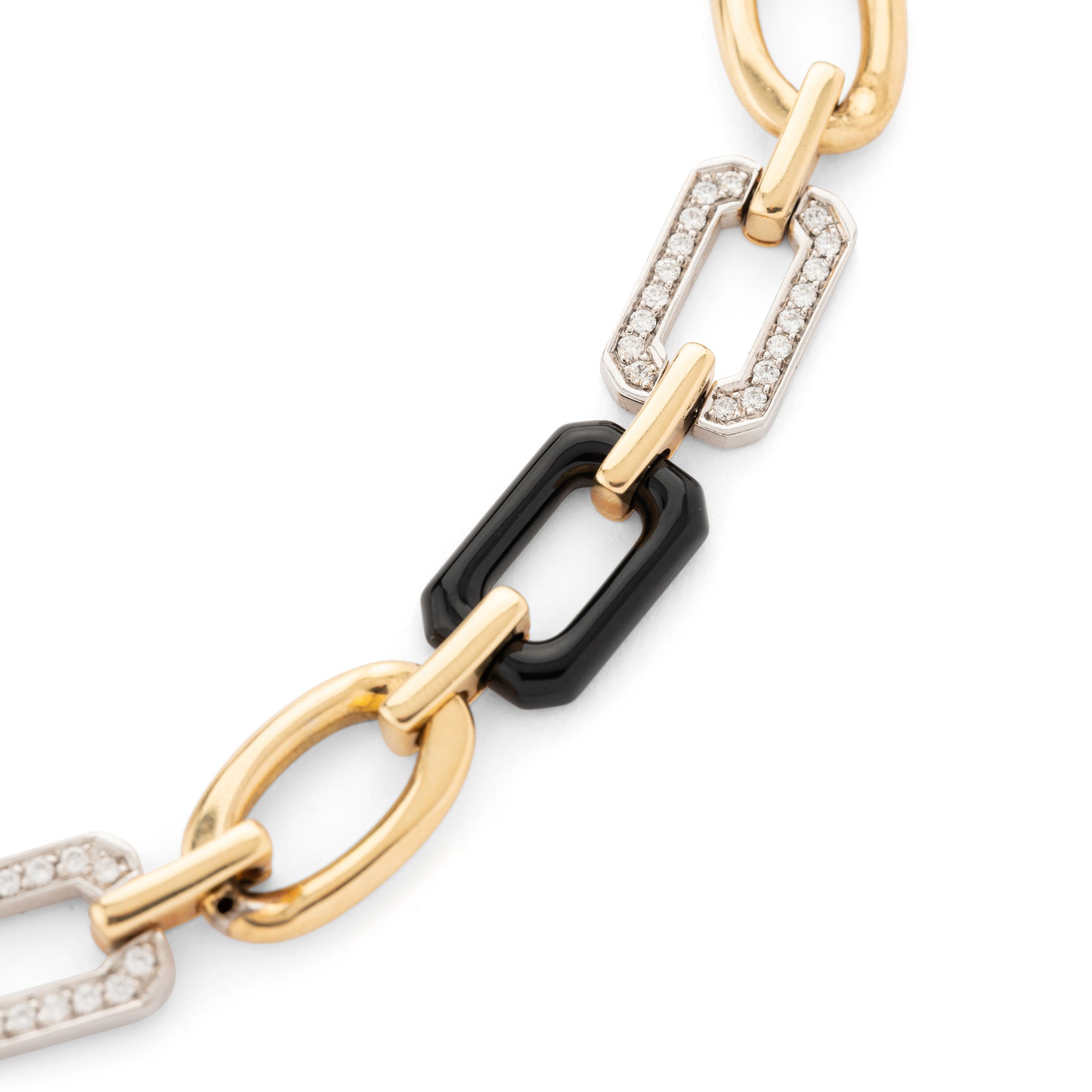 Chanel Gold, Diamond and Onyx Necklace