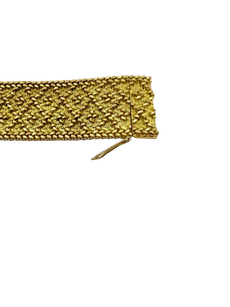 Polish mesh bracelet, master's hallmark