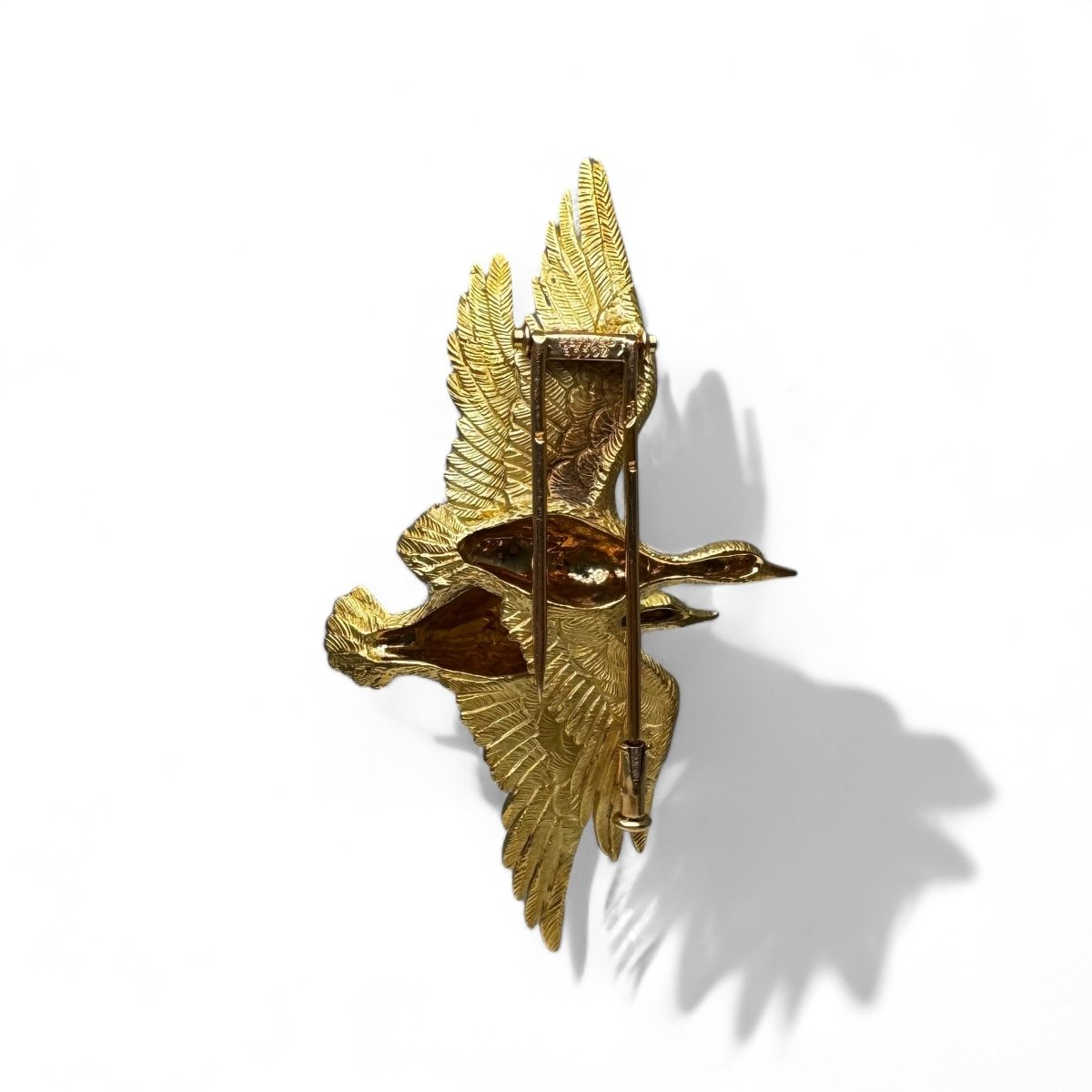 HERMÈS par GEORGES LENFANT Broche « Canards » - Maison Eloe