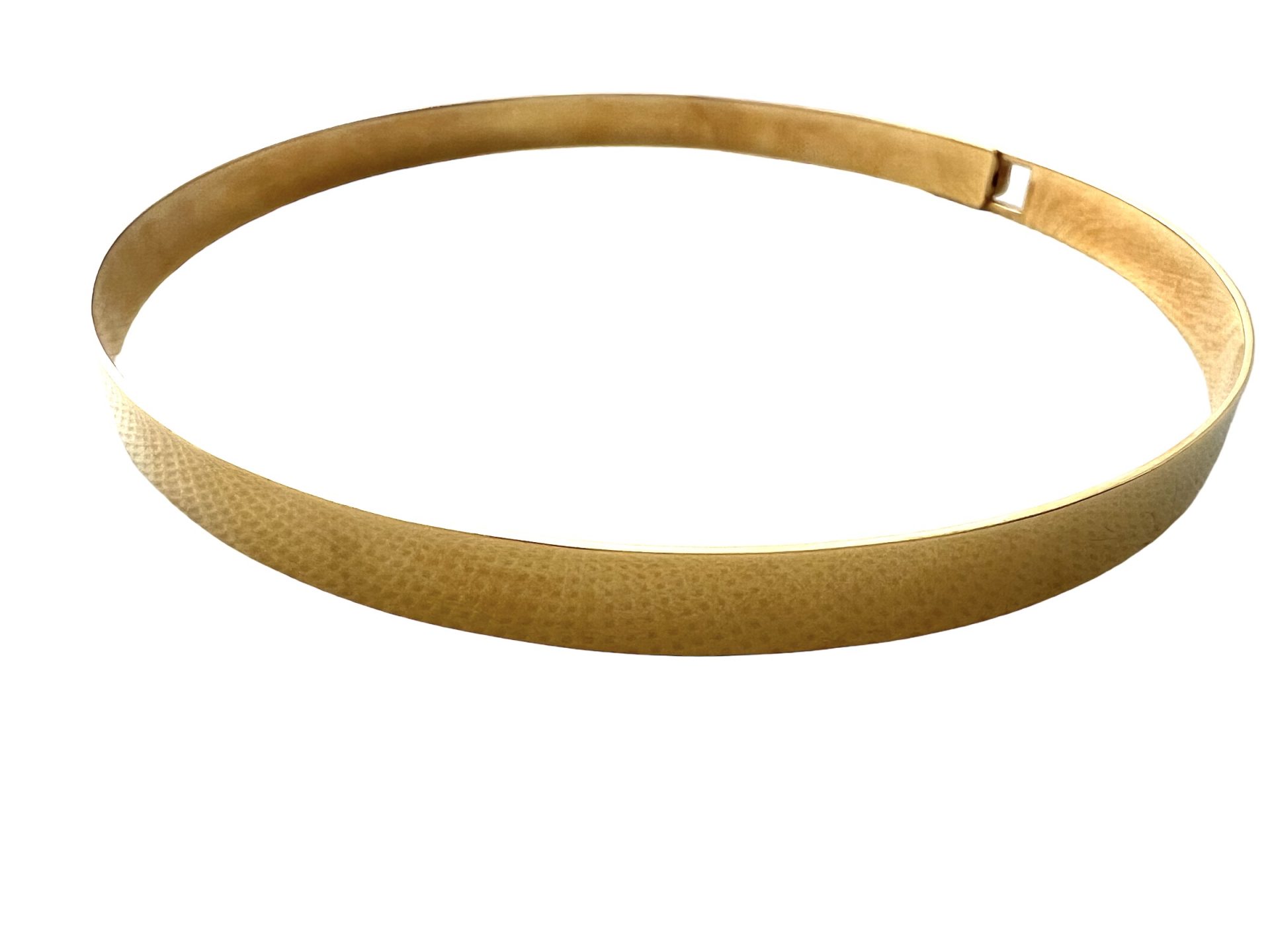 Dinh Van "Cube Lock" necklace in 18K yellow gold and diamonds
