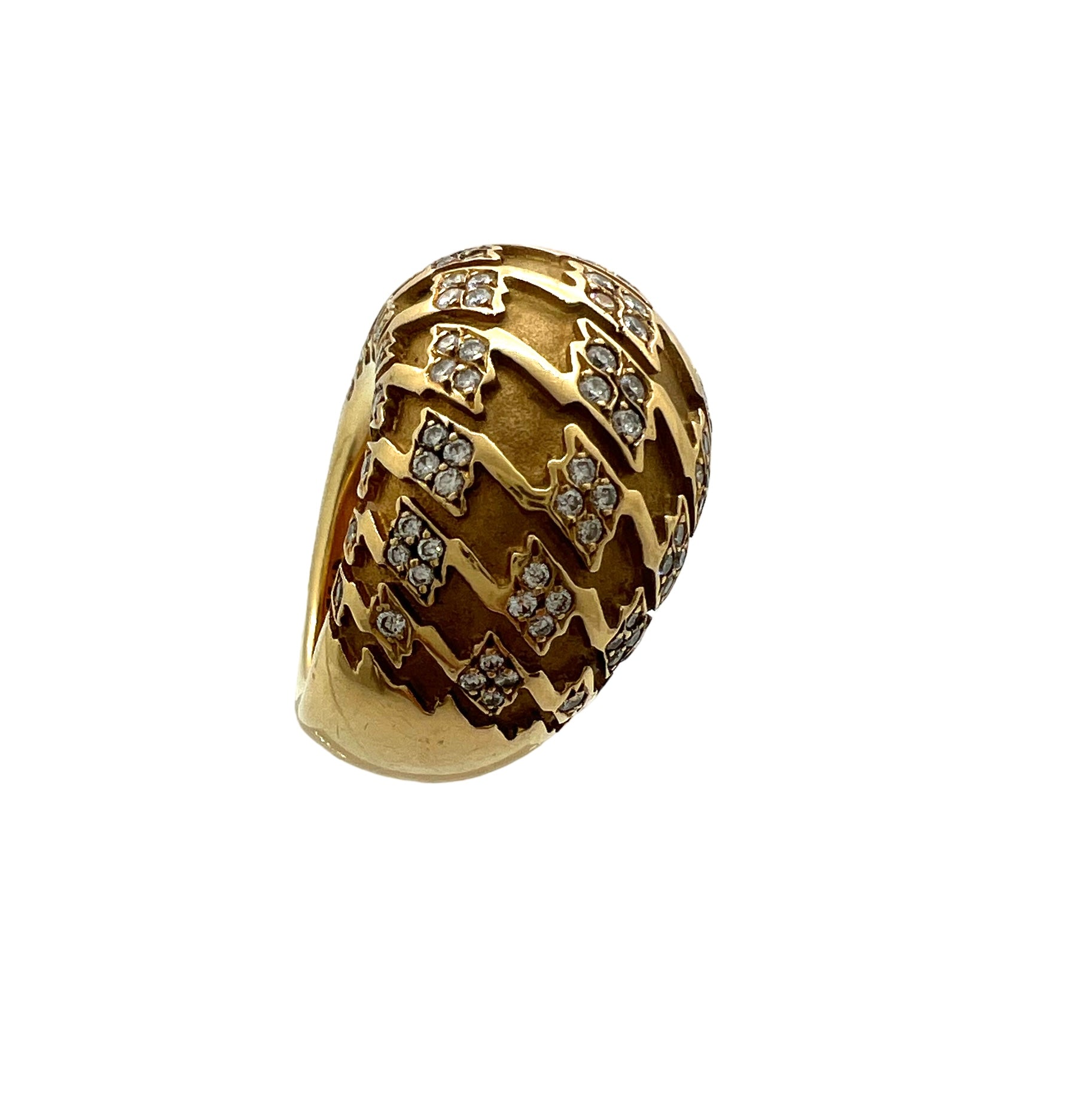 Dior ring in yellow gold and diamonds