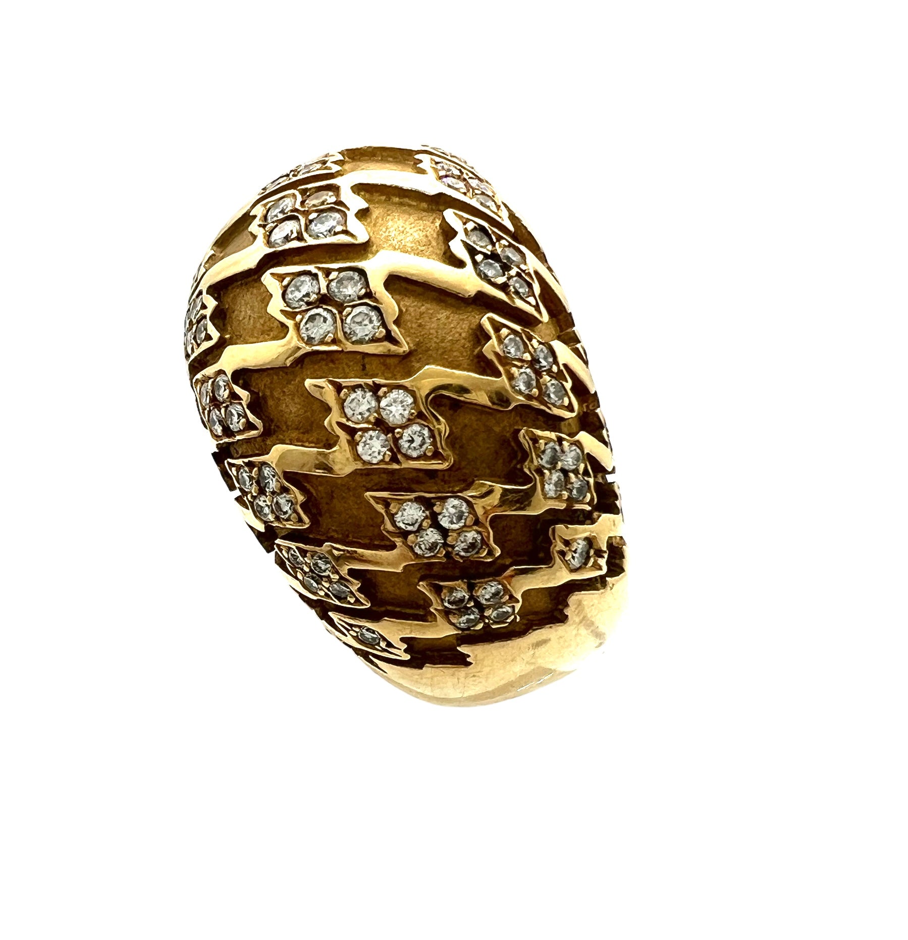 Dior ring in yellow gold and diamonds