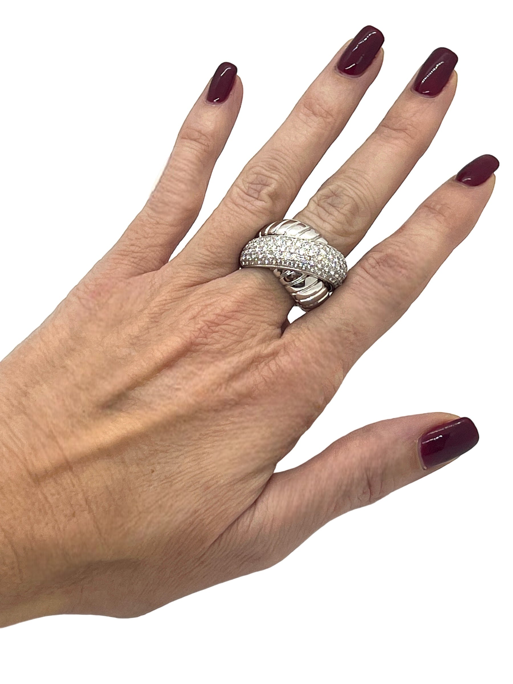 Damaso, White Gold and Diamond Ring