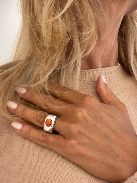 DINH VAN Margot ring, vintage in 18K white gold