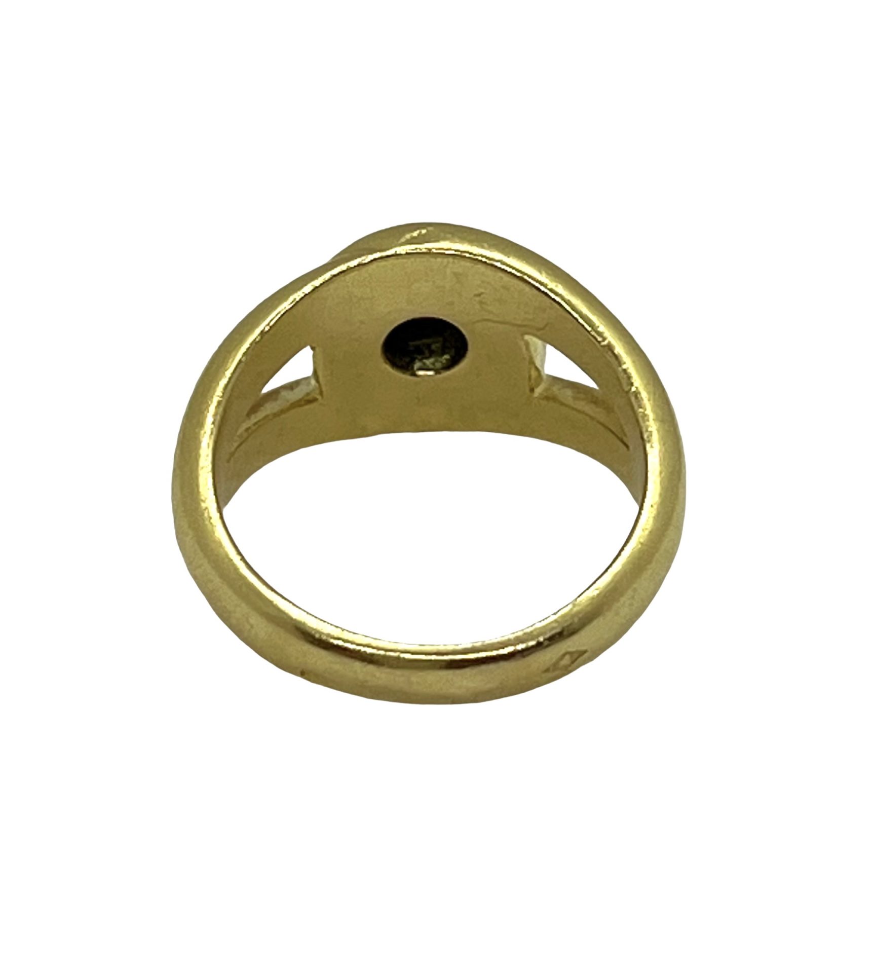 Cartier solitaire ring in yellow gold and diamond