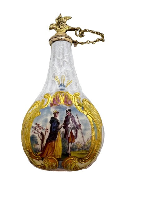 Late 18th century powder flask