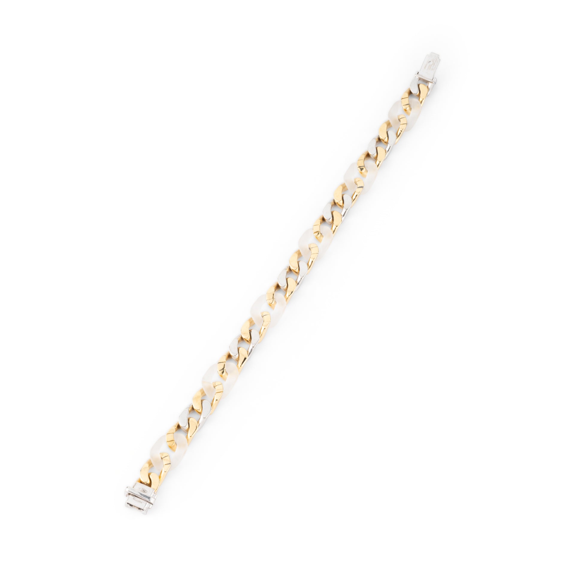 Vintage Fred, Gold, Diamond and Frosted Crystal Bracelet