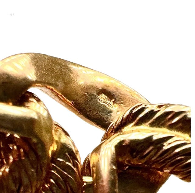 Georges Lenfant, rare 18k yellow gold bracelet