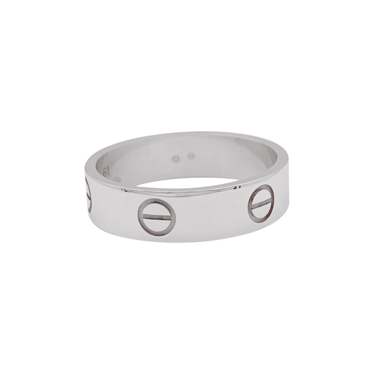 Bague Cartier, "Love Classique", or blanc. - Maison Eloe