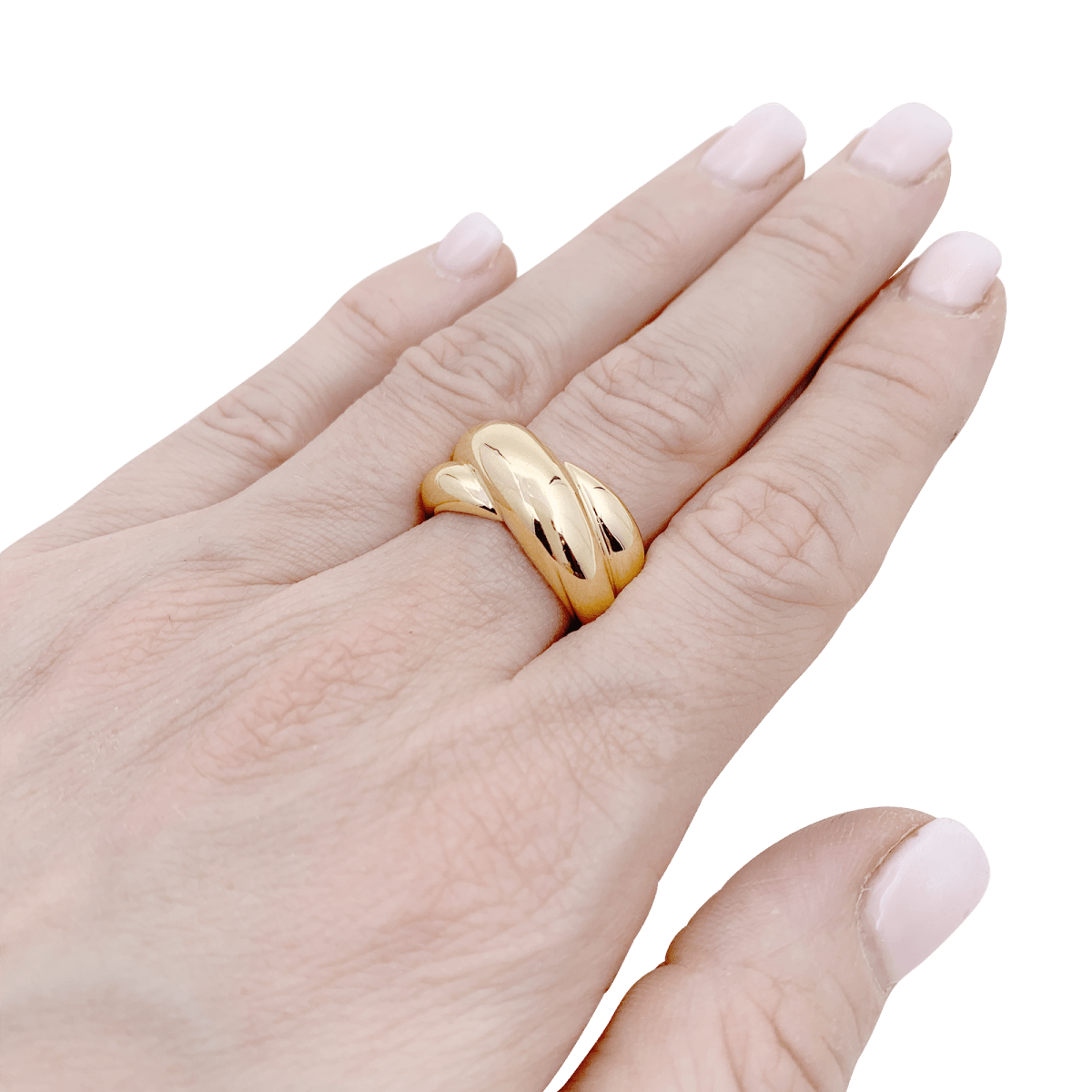 Bague vintage Cartier, "Colisée", or jaune. - Maison Eloe