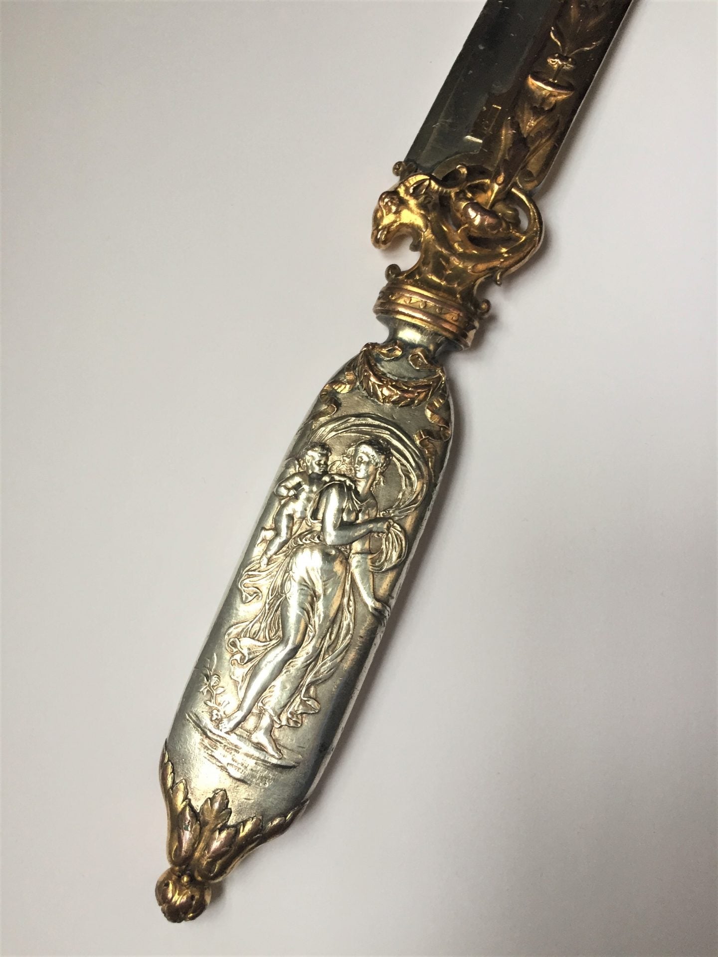 Barbedienne letter opener, Constant Sévin, Attarge 1873