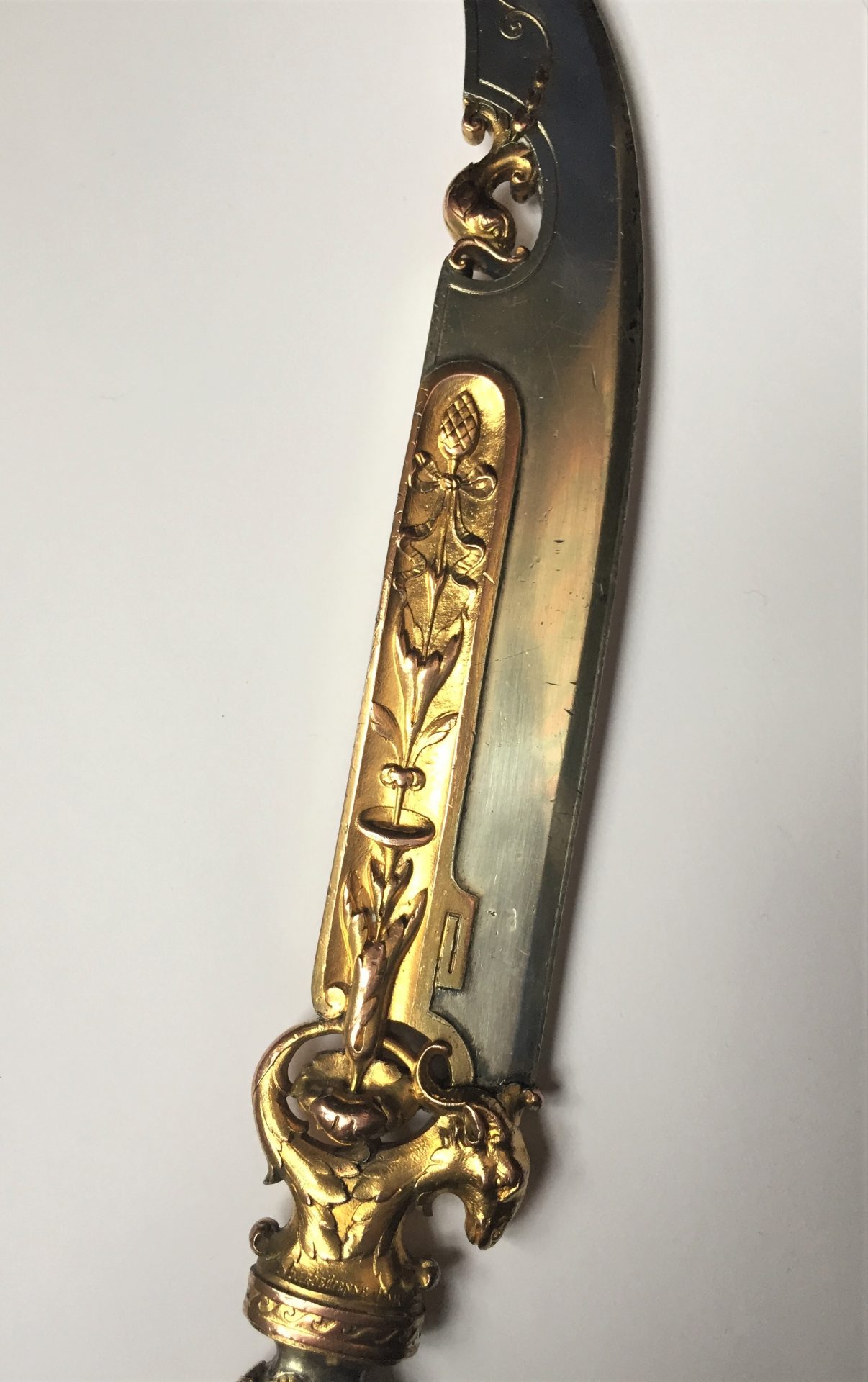 Barbedienne letter opener, Constant Sévin, Attarge 1873