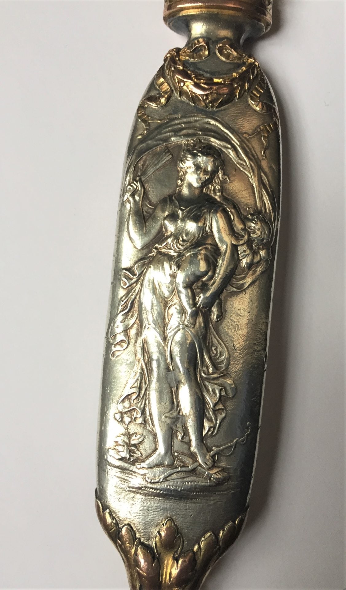 Barbedienne letter opener, Constant Sévin, Attarge 1873