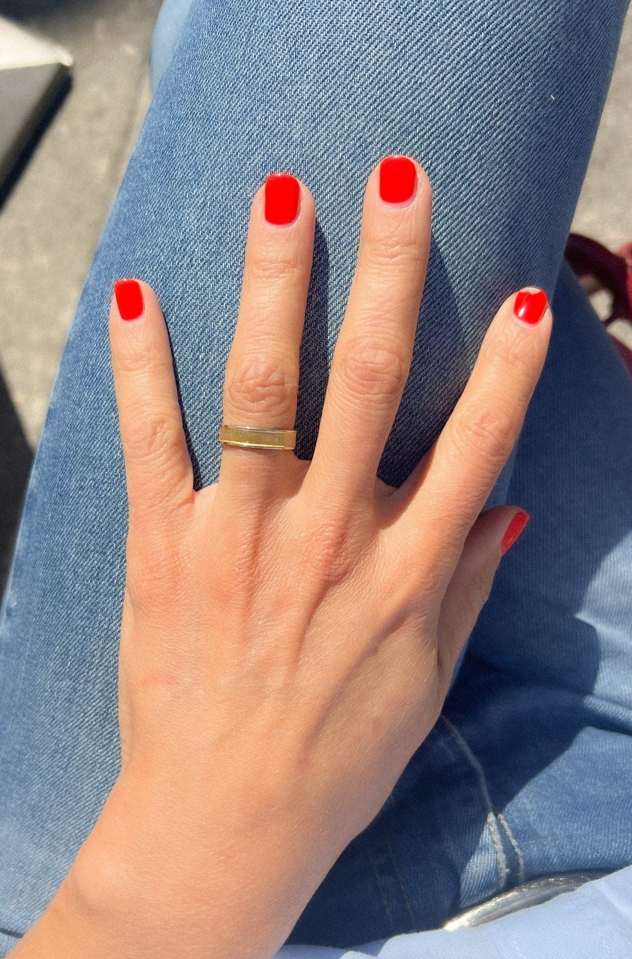 Chiseled gold ring from Maison Buccellati