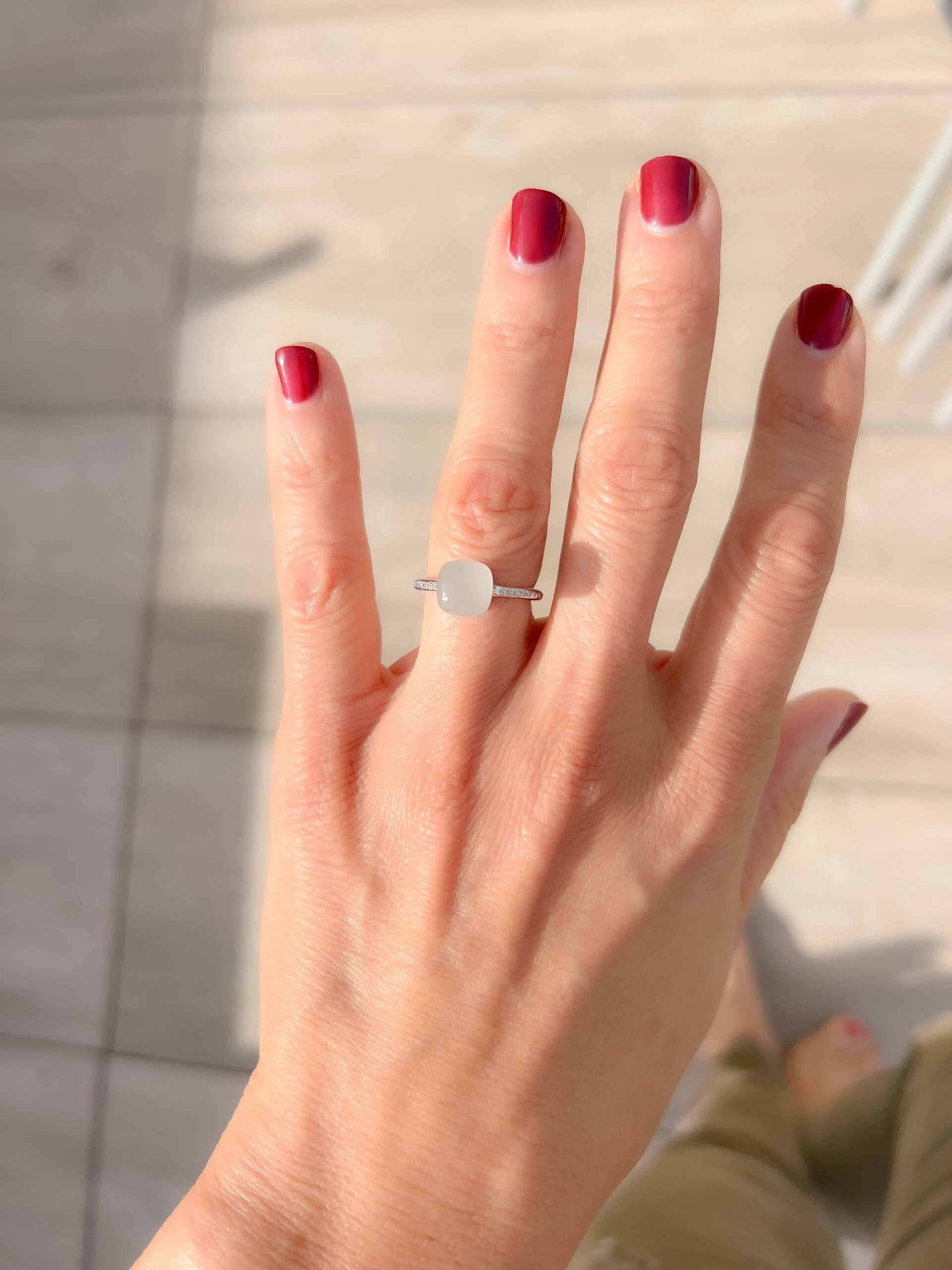 Pomellato, Nudo model ring 18K white gold