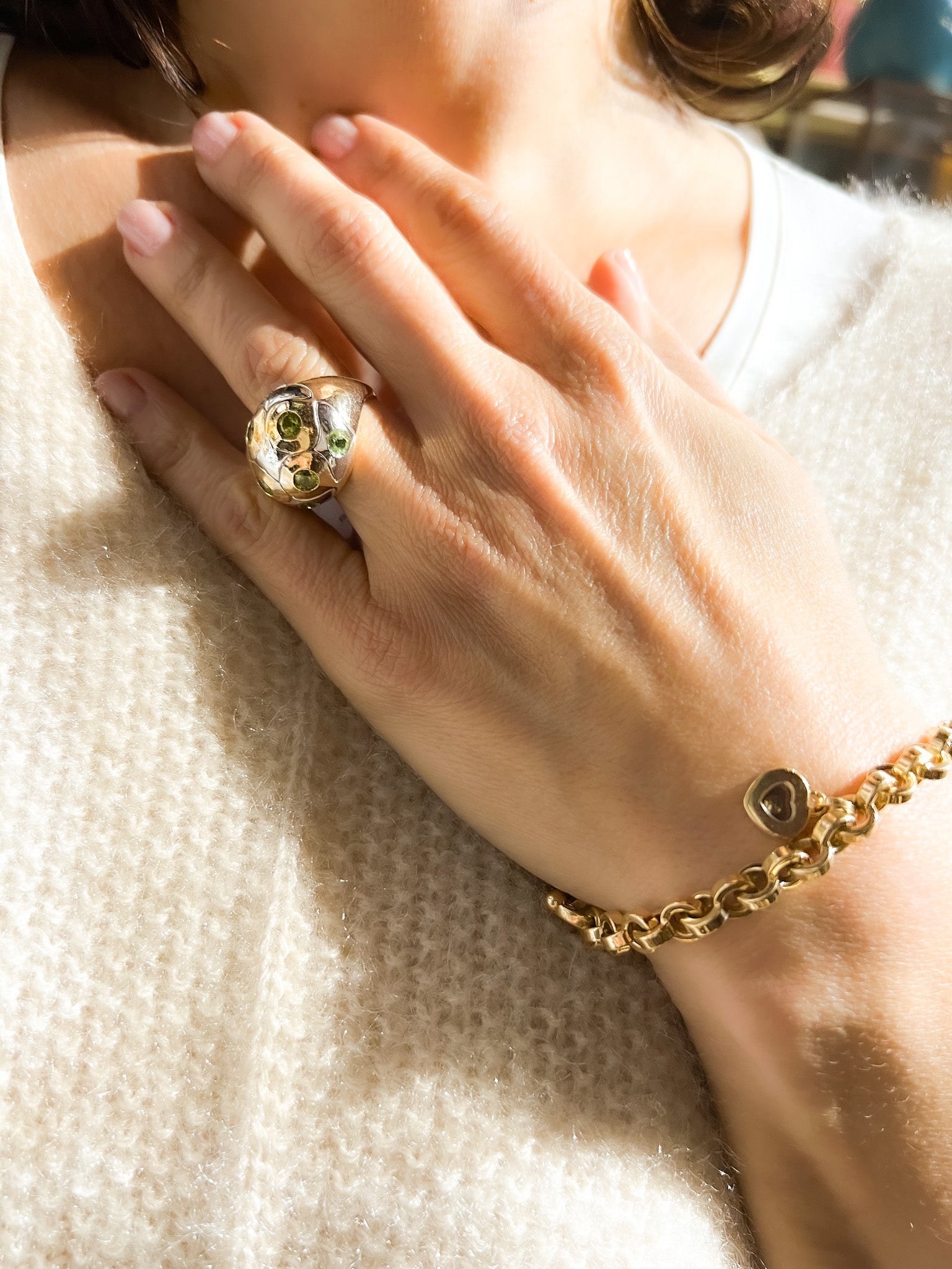 Chopard yellow gold bracelet from the Happy Diamond collection