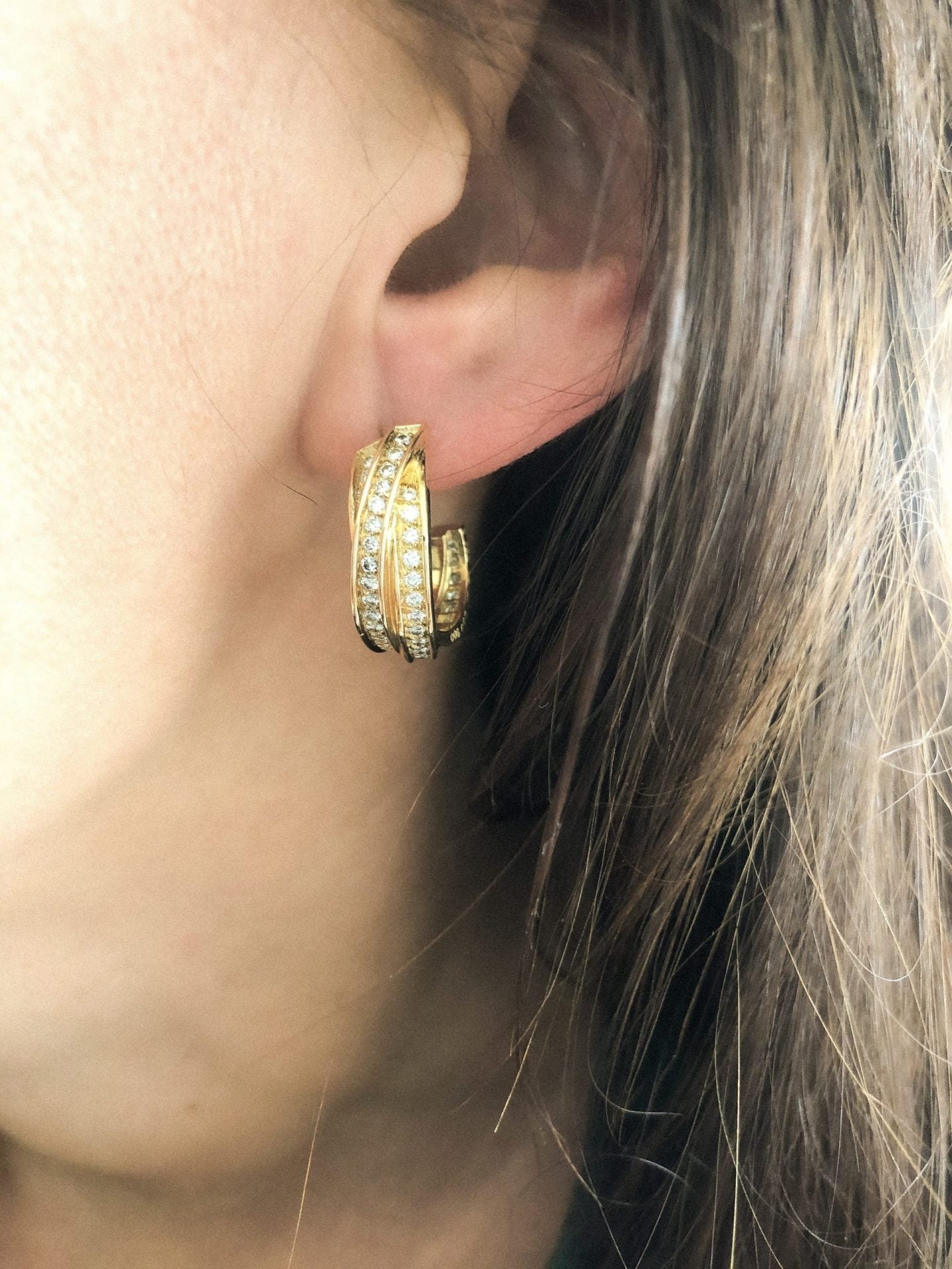 Vintage Cartier Trinity earrings