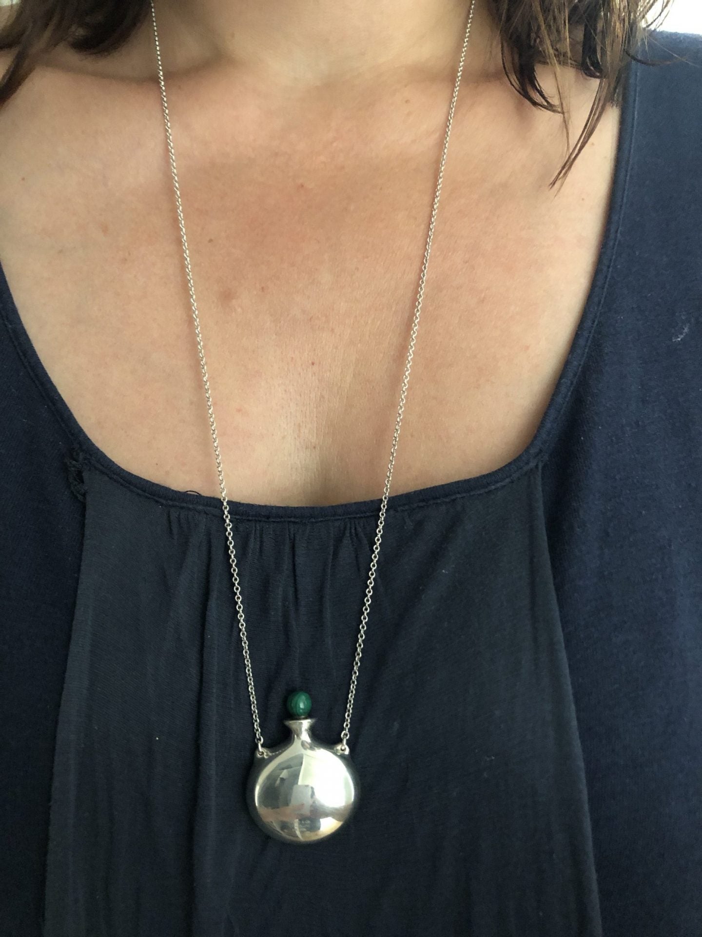 Tiffany Collection Elsa Peretti, Silver Bottle Pendant