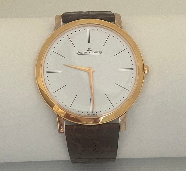 Montre Jaeger Lecoultre Master Ultra Thin en or rose