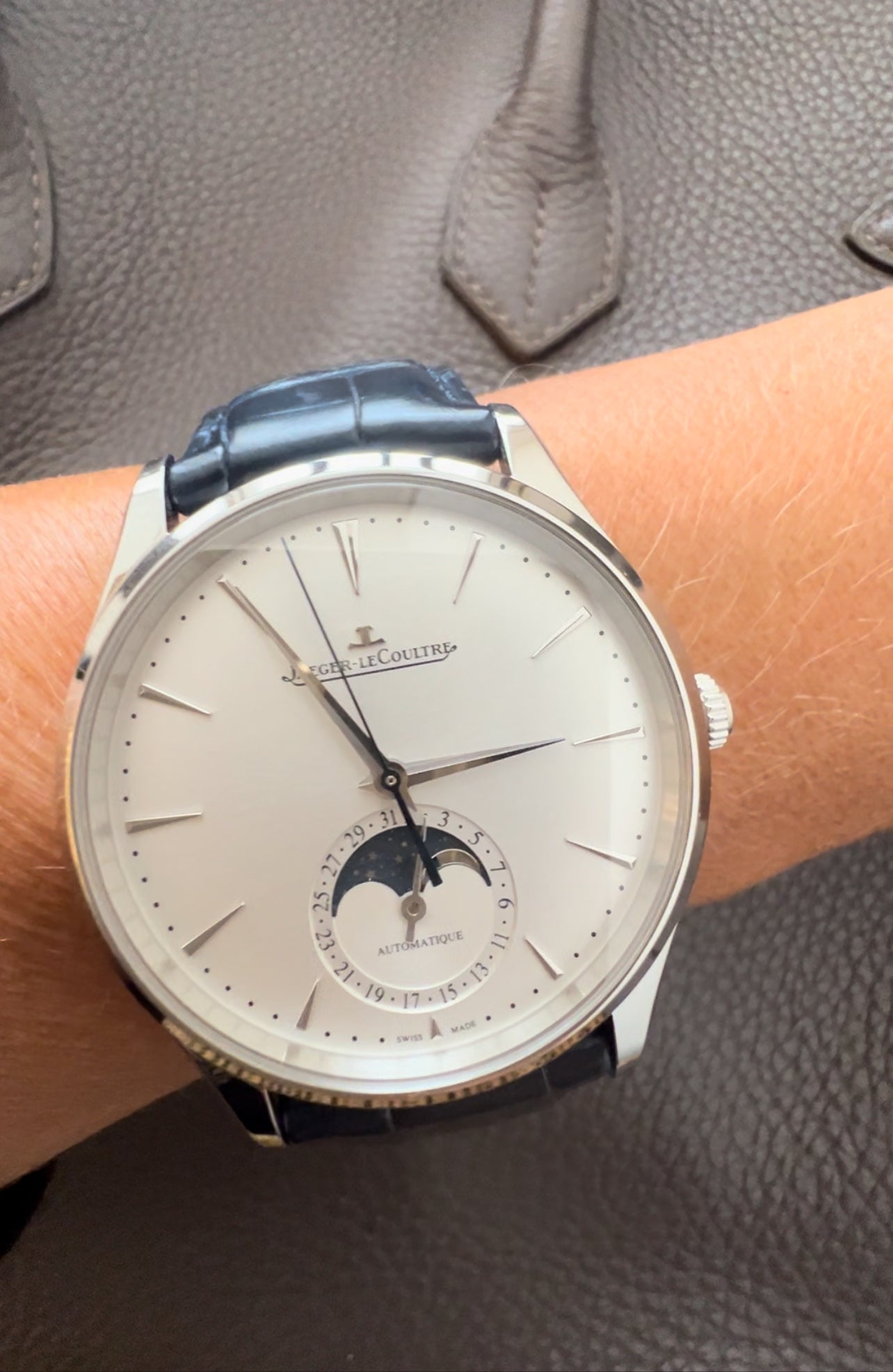 Jaeger LeCoultre, Montre Master ultra thin moon Face