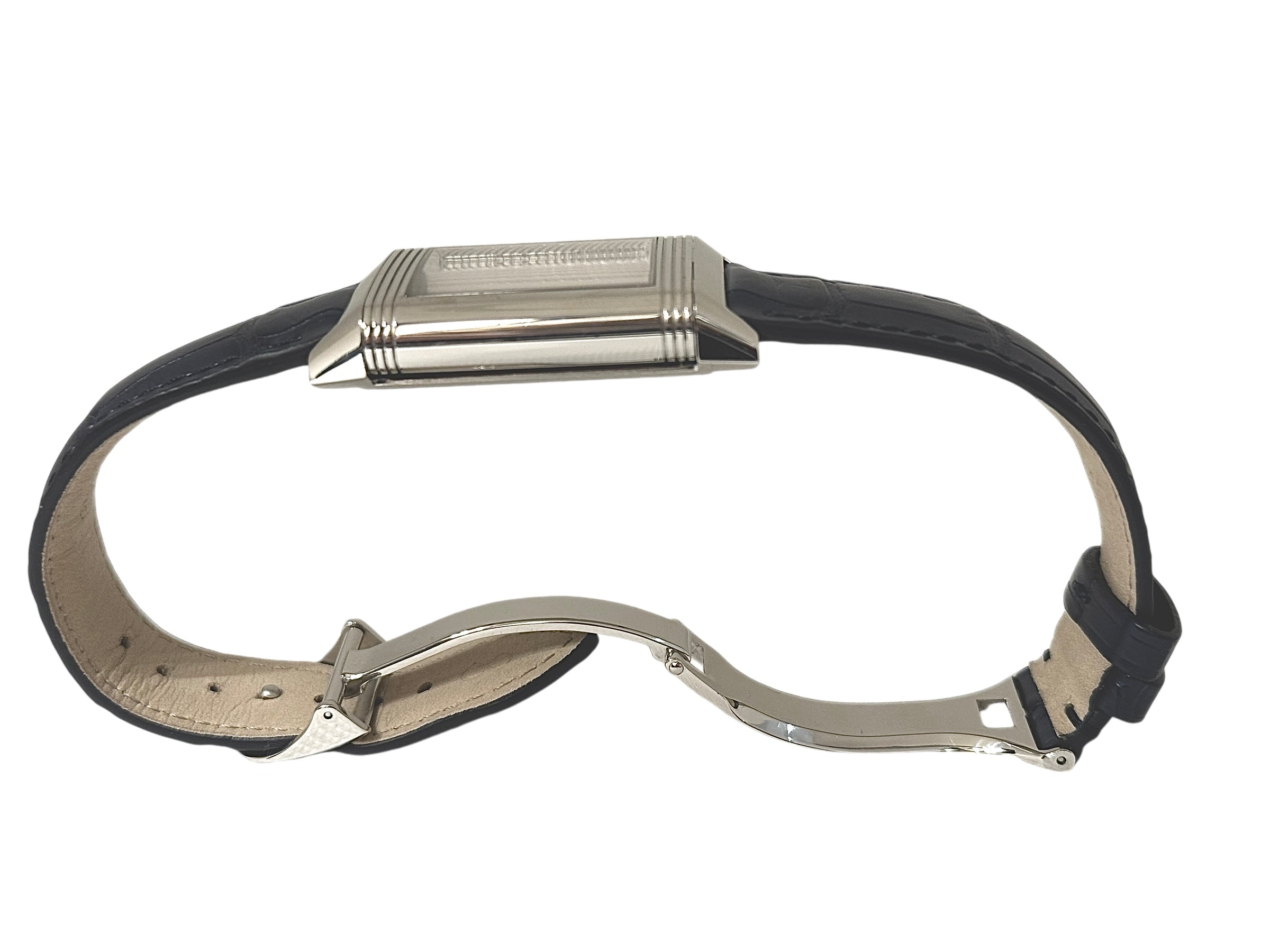 Jaeger Lecoultre "Reverso Platinium Skeleton" watch on leather limited edition 281/500