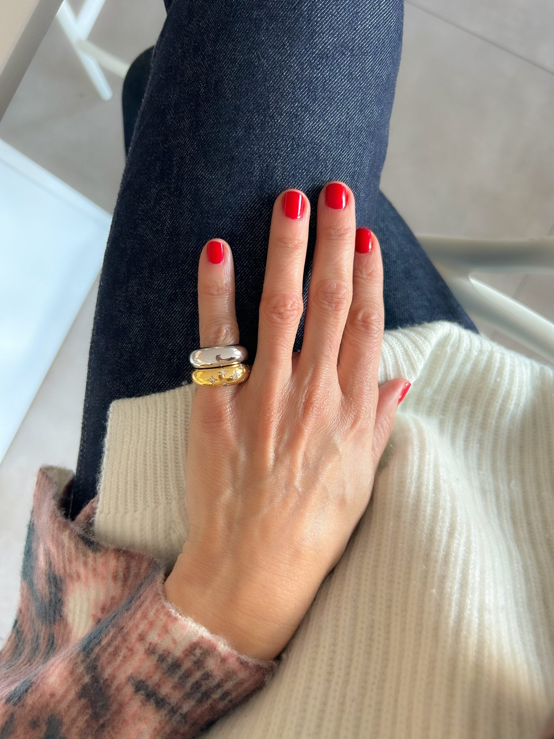 Chaumet white gold ring ring model