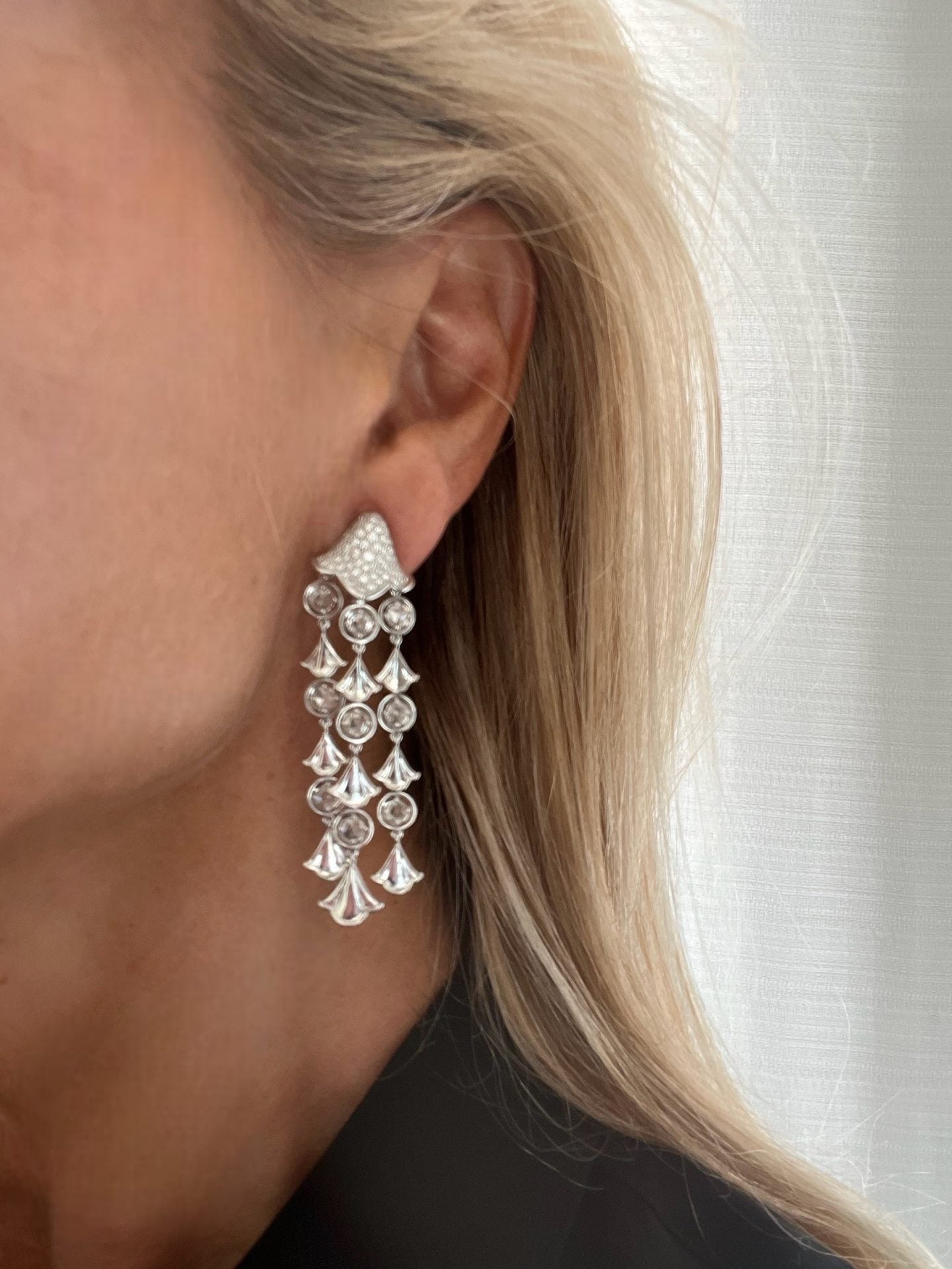 "Clouds" earrings by Marina B