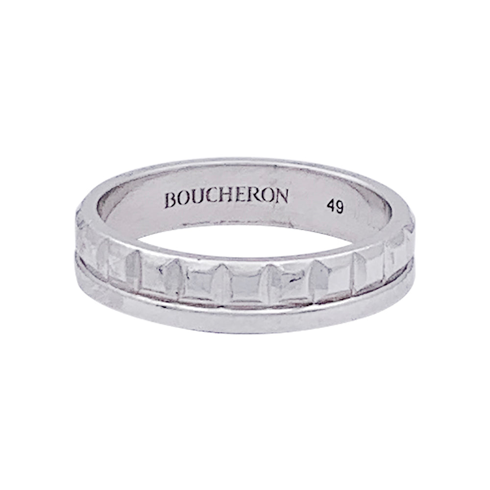 Alliance Boucheron "Quatre Radiant Edition" or blanc.