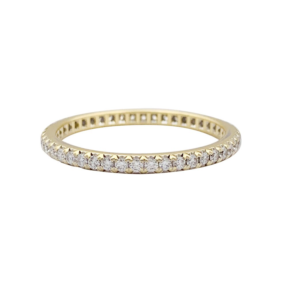 Alliance Tiffany&Co, "Soleste", or jaune, diamants. - Maison Eloe