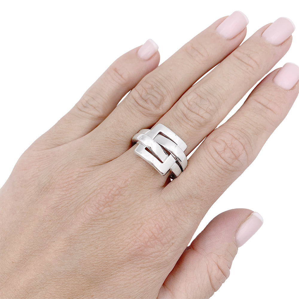 Bague Boucheron, "Déchaînée", or blanc.