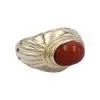 Bague Boucheron,"Jaïpur", or jaune, corail.