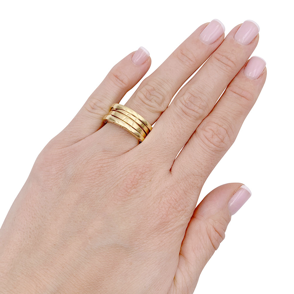 Bague Bulgari, "B.Zero1", or jaune