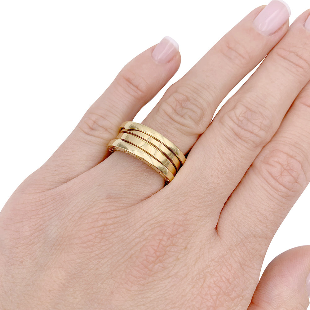 Bague Bulgari, "B.Zero1", or jaune